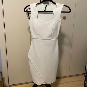 White mini dress